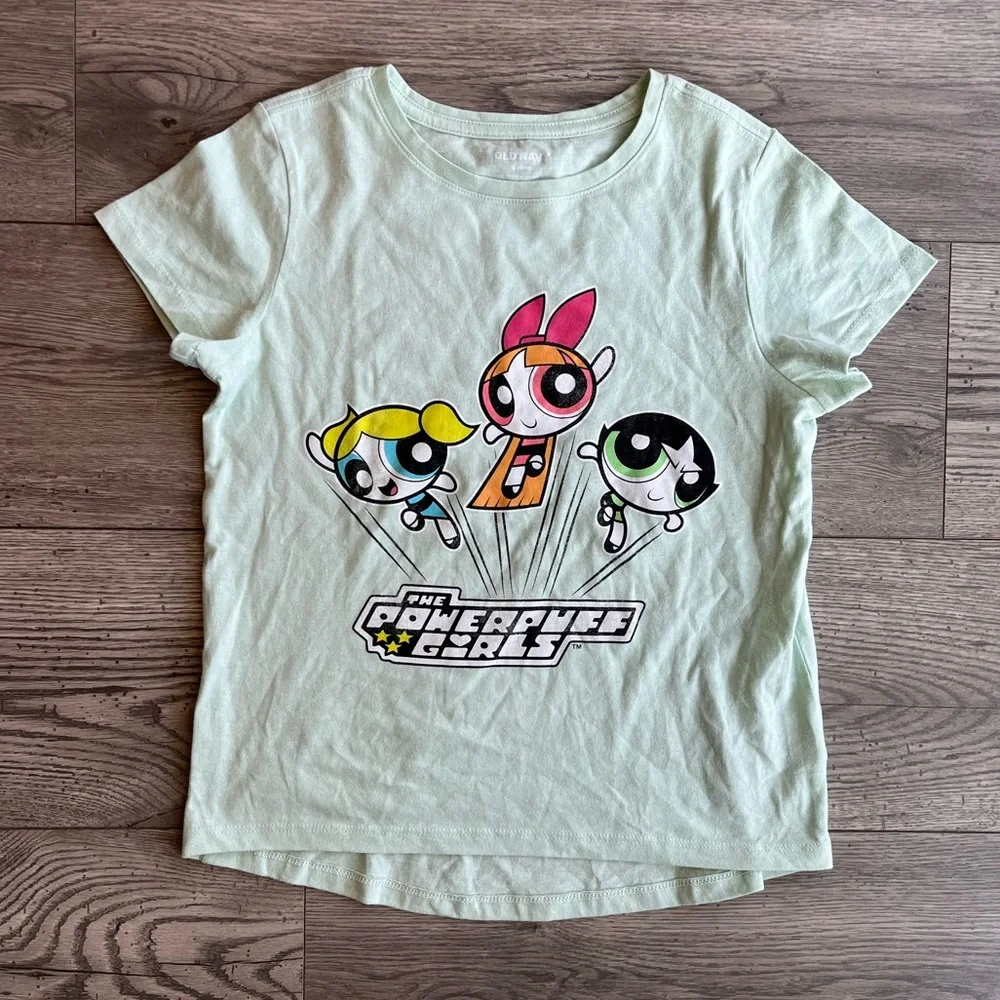 Old Navy The Powerpuff Girls’ Graphic T-Shirt for Girls Short Sleeve Mint Large